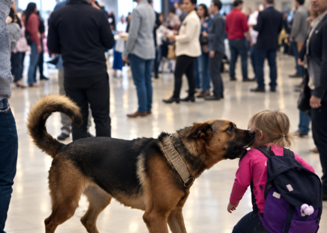 Security Dog Started Barking at a Child’s Backpack—What Was Inside Made the Whole Airport Go Silent…